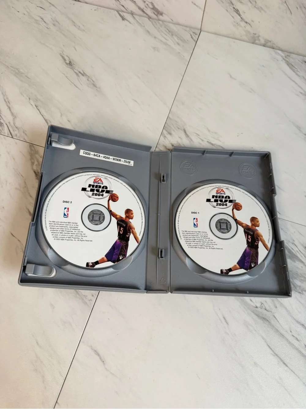 Vintage EA Sports NBA Live 2004 PC Game - Complete 2-Disc Set